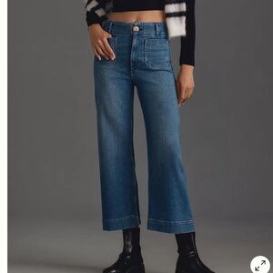 Anthropologie Maeve Colette Cropped high waist Jean 28. Worn once.